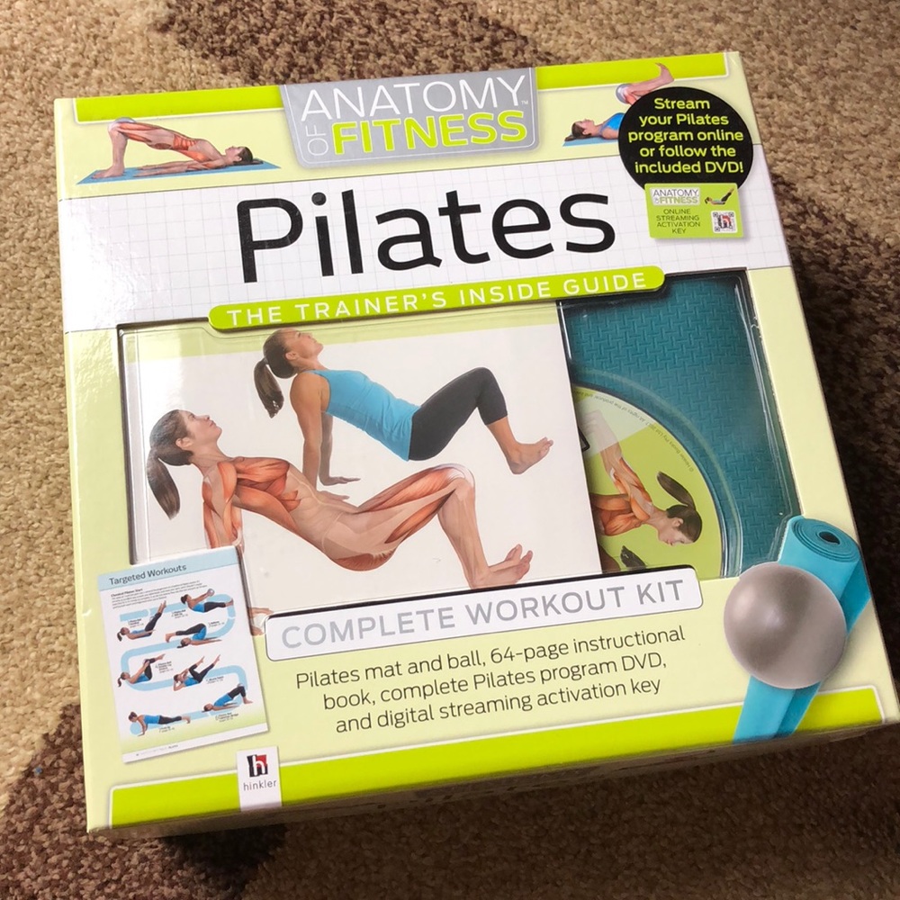 New anatomy of fitness Pilates work out kit